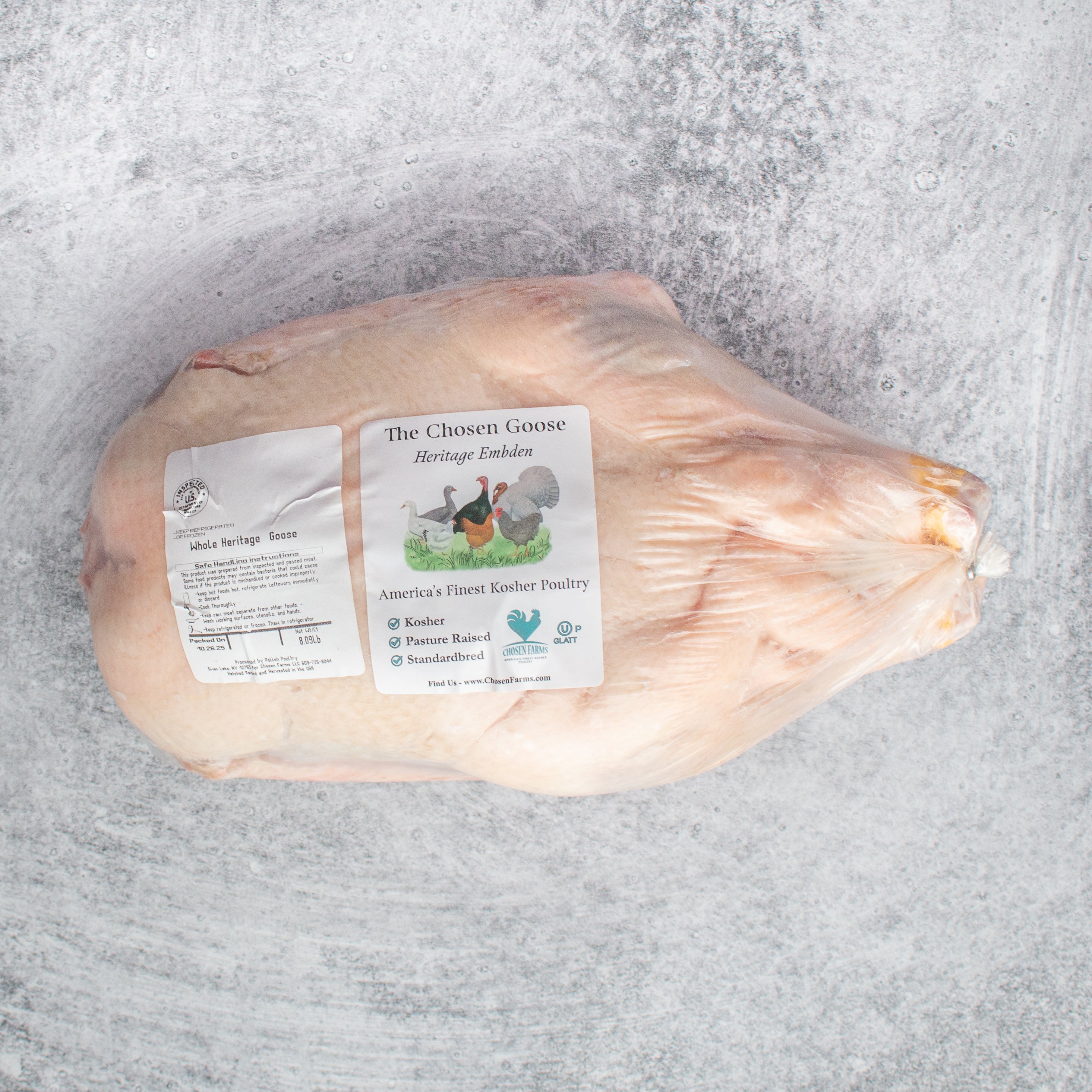 Whole Heritage Embden Goose